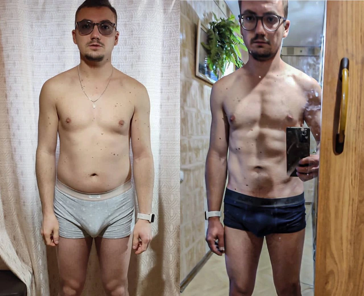 Виталий до и после работы с Николаем
