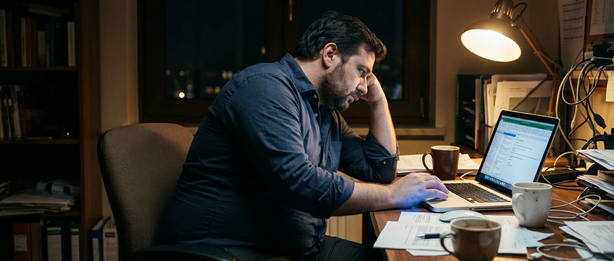 Вечерняя выжатость на работе